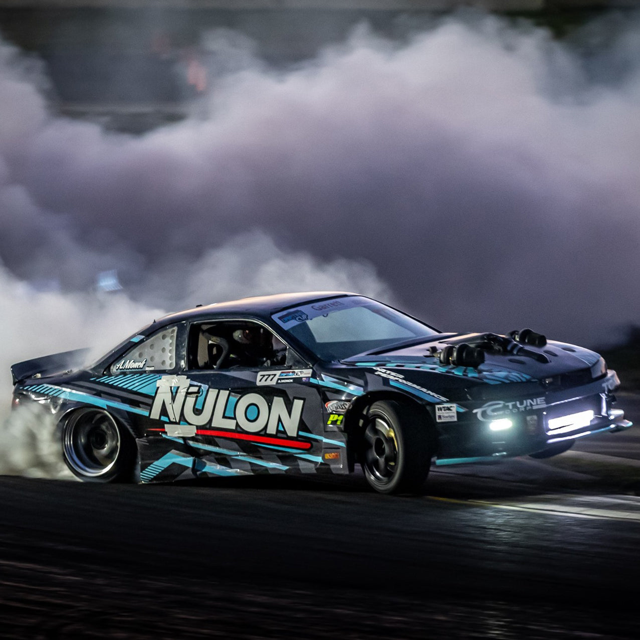 Nulon S14 car livery design for competitive motorsport drift events.