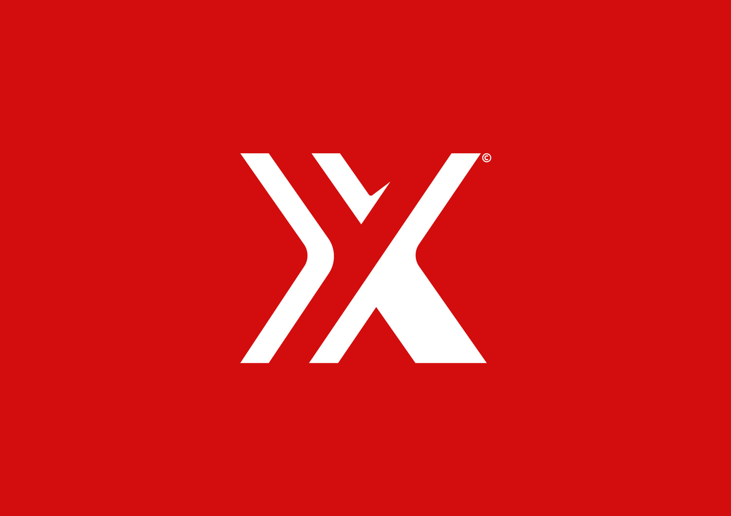 Rebranding logo on red background designed by Tiana Creative, representing fresh and impactful brand identity transformation.