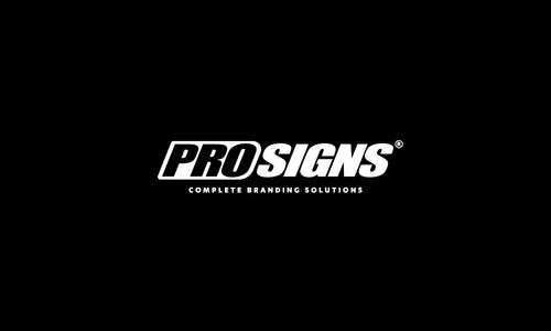 Prosigns logo in black and white with professional design.