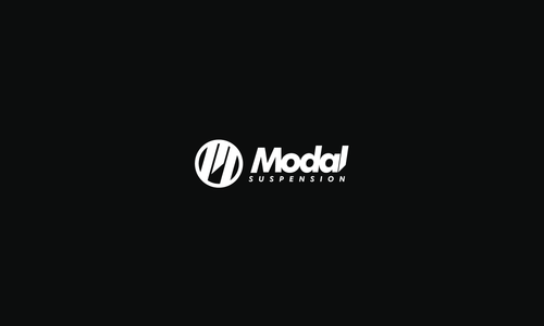 Modal Suspension logo in black and white with a minimalist design.