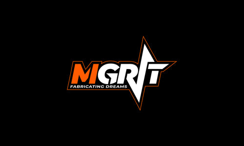 Mgrit logo with sharp design for motorsports fabrication.