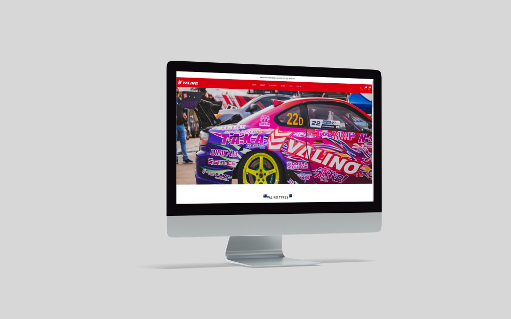 Website design elements displayed on a desktop screen, featuring vibrant visuals and layout optimized for user engagement.