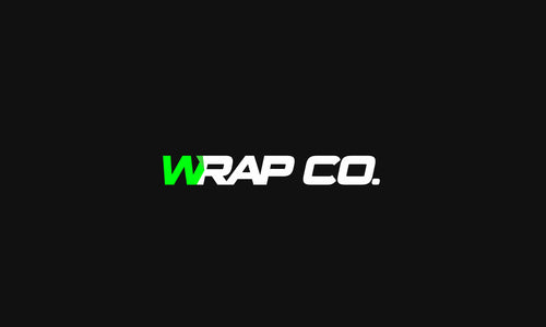 Wrap Co logo with green and white design for vehicle wrap branding.