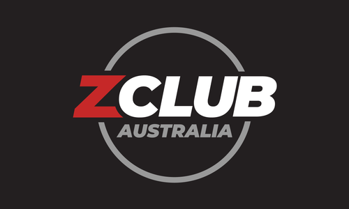ZClub Australia logo with minimalistic design representing the Z-series car enthusiast community.