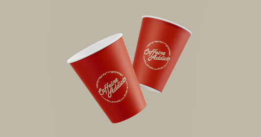 Caffeine Addicts Paper Cup Design Eco Packaging 2024 Trends