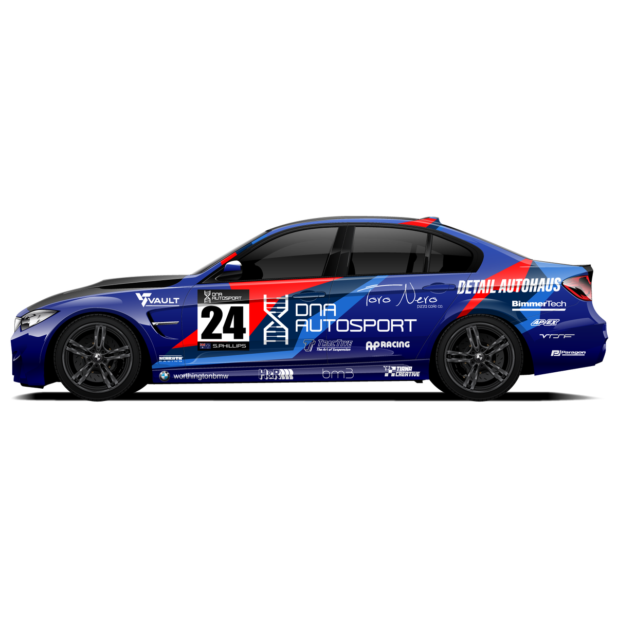 Flow Line Racing Livery Motorsport Livery Portfolio | Tiana Creative